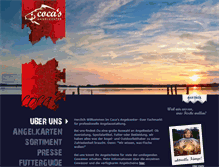 Tablet Screenshot of cocas-angelcenter.de